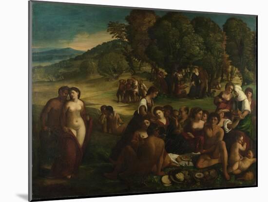 A Bacchanal, C. 1520-Dosso Dossi-Mounted Giclee Print