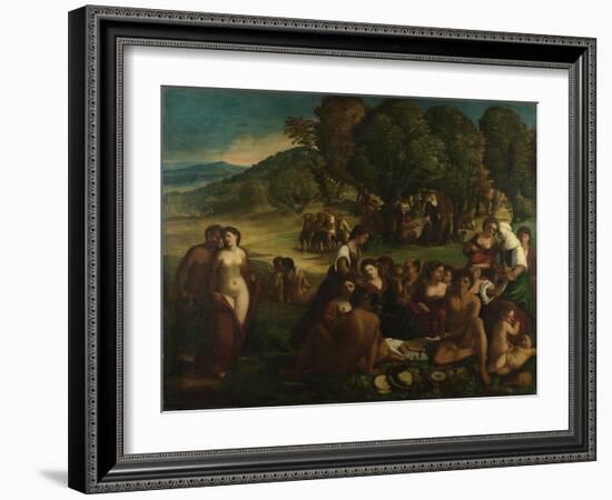 A Bacchanal, C. 1520-Dosso Dossi-Framed Giclee Print