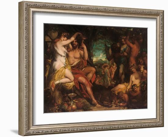 A Bacchanalian Revel-William Etty-Framed Giclee Print