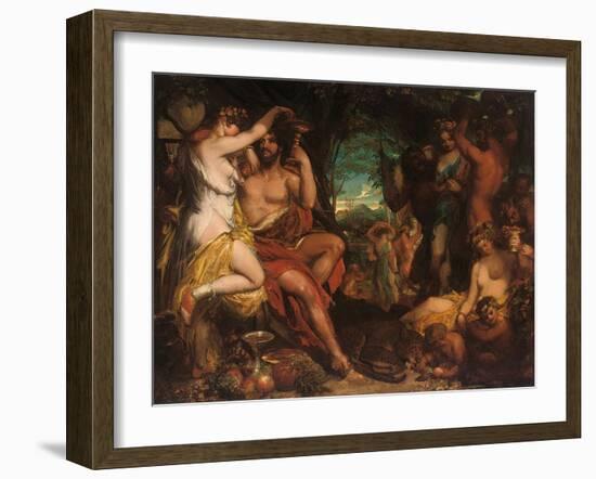 A Bacchanalian Revel-William Etty-Framed Giclee Print