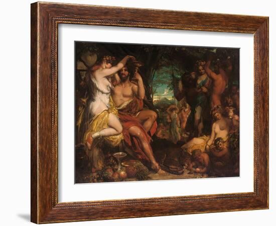 A Bacchanalian Revel-William Etty-Framed Giclee Print