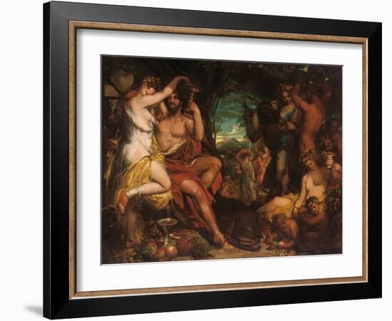 A Bacchanalian Revel-William Etty-Framed Giclee Print