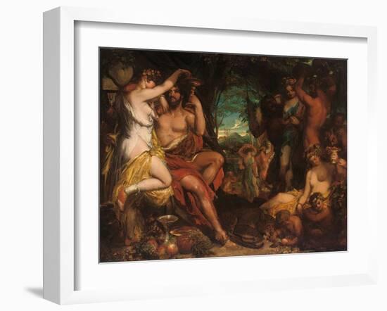 A Bacchanalian Revel-William Etty-Framed Giclee Print