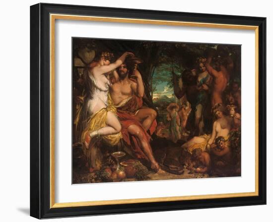 A Bacchanalian Revel-William Etty-Framed Giclee Print