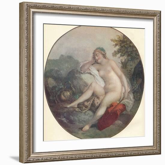 'A Bacchante', 18th century-Francois Boucher-Framed Photographic Print