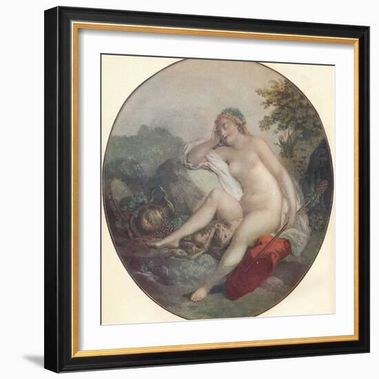 'A Bacchante', 18th century-Francois Boucher-Framed Photographic Print