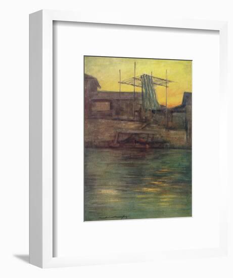 'A Back Canal, Osaka', c1887, (1901)-Mortimer L Menpes-Framed Giclee Print