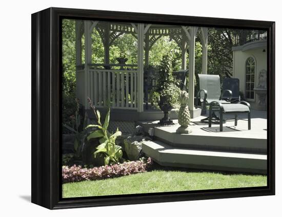 A Backyard Retreat-null-Framed Premier Image Canvas