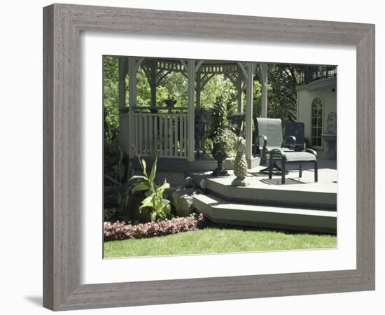 A Backyard Retreat-null-Framed Photographic Print