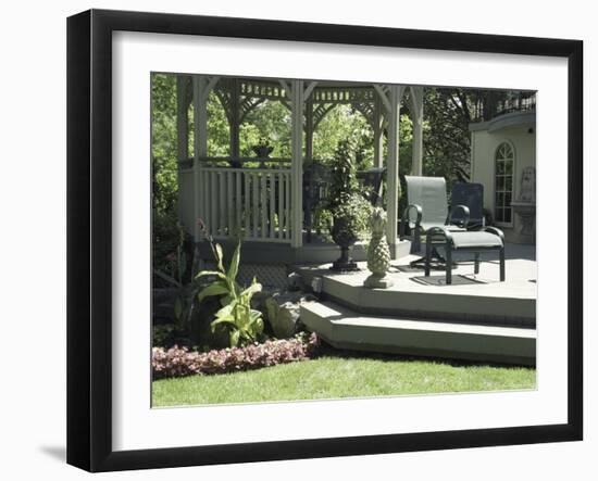 A Backyard Retreat-null-Framed Photographic Print