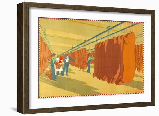 A Bacon Factory-Allan McNab-Framed Giclee Print