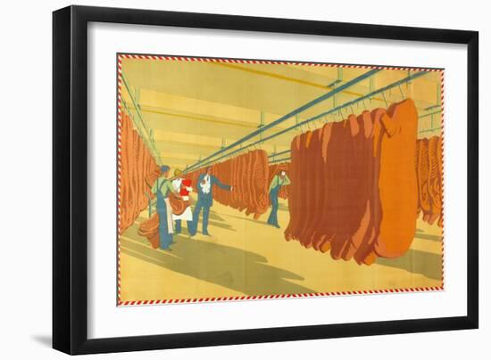 A Bacon Factory-Allan McNab-Framed Giclee Print