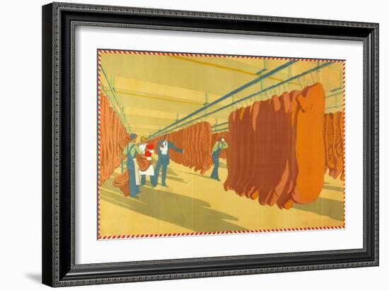 A Bacon Factory-Allan McNab-Framed Giclee Print