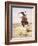 A Bad Hoss-Charles Marion Russell-Framed Giclee Print