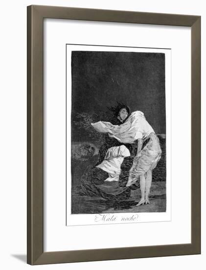 A Bad Night, 1799-Francisco de Goya-Framed Giclee Print