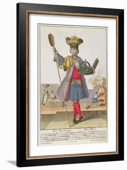 A Baker, C.1735-Martin Engelbrecht-Framed Giclee Print