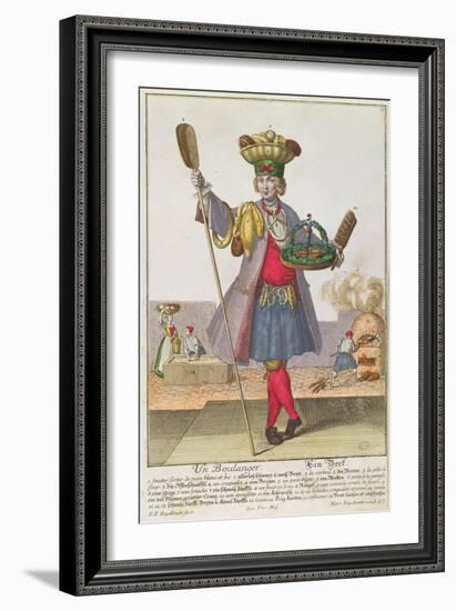 A Baker, C.1735-Martin Engelbrecht-Framed Giclee Print