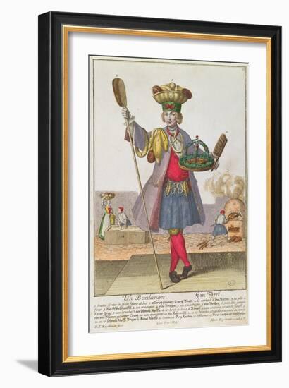 A Baker, C.1735-Martin Engelbrecht-Framed Giclee Print