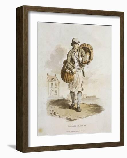 A Baker, Provincial Characters, 1813-null-Framed Giclee Print