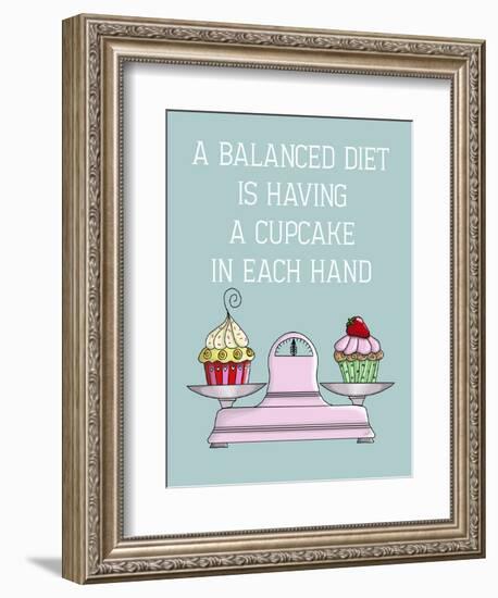 A Balanced Diet-Fab Funky-Framed Premium Giclee Print