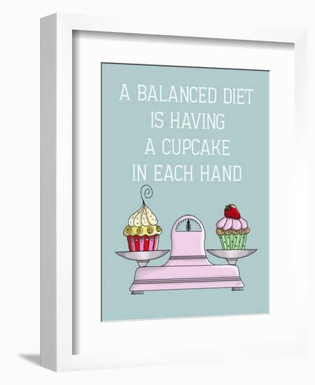 A Balanced Diet-Fab Funky-Framed Premium Giclee Print