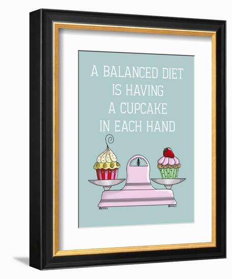 A Balanced Diet-Fab Funky-Framed Premium Giclee Print