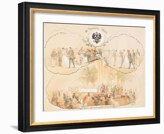 A Ball in the Heraldic Hall in the Winter Palace, 1889-Mihály Zichy-Framed Giclee Print