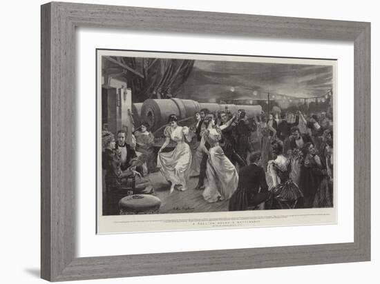 A Ball on Board a Battleship-Arthur Hopkins-Framed Giclee Print