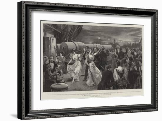 A Ball on Board a Battleship-Arthur Hopkins-Framed Giclee Print