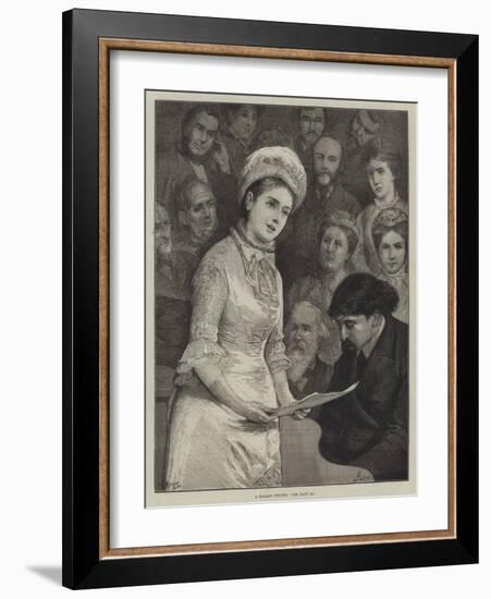 A Ballad Concert-Alfred Edward Emslie-Framed Giclee Print