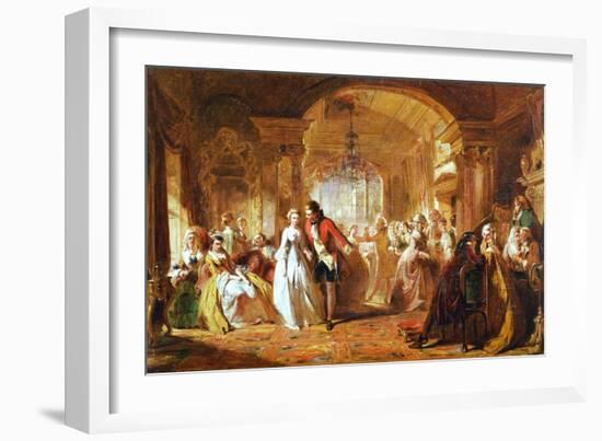 A Ballroom in the Year 1760, 1848-Abraham Solomon-Framed Giclee Print