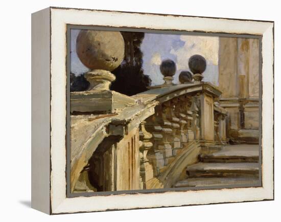 A Balustrade-John Singer Sargent-Framed Premier Image Canvas