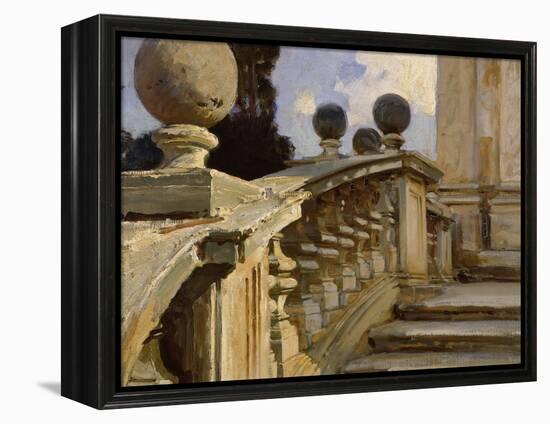 A Balustrade-John Singer Sargent-Framed Premier Image Canvas