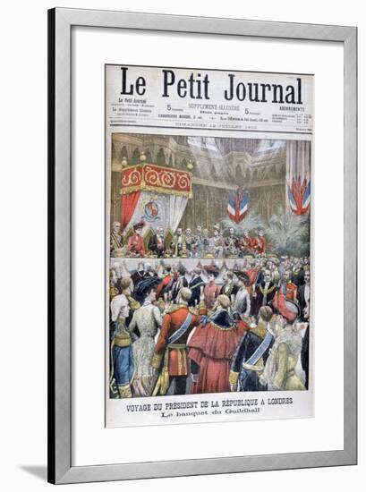 A Banquet for the Visiting French President, Guildhall, London, 1903-null-Framed Giclee Print
