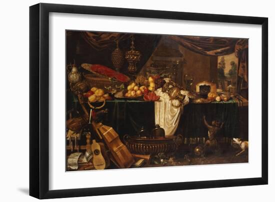 A Banquet Still Life-Jan Frederick Goiber-Framed Giclee Print