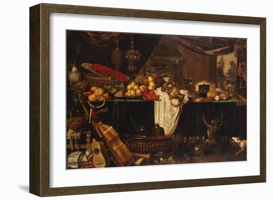 A Banquet Still Life-Jan Frederick Goiber-Framed Giclee Print
