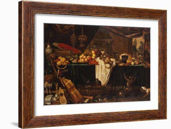 A Banquet Still Life-Jan Frederick Goiber-Framed Giclee Print