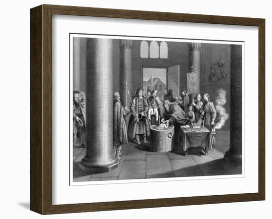 A Baptism According to the Greek Church in Russia-W Forrest-Framed Giclee Print