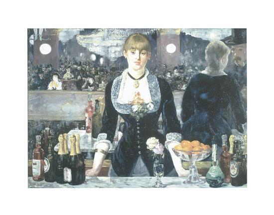 A Bar At The Folies Bergere Art Print Edouard Manet Art Com