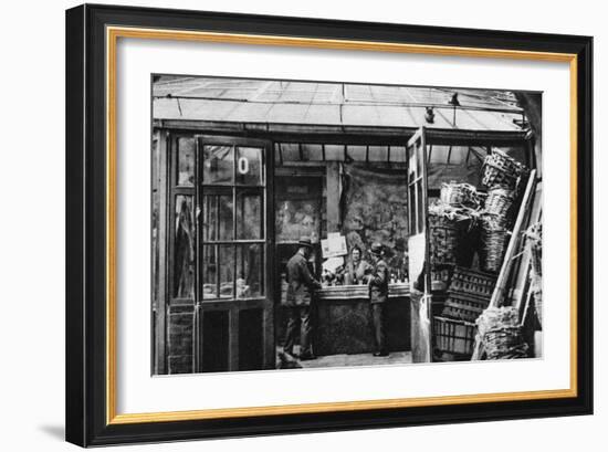 A Bar in the Central Market Quarter, Paris, 1931-Ernest Flammarion-Framed Giclee Print