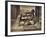 A Barber at Work in Ceylon (Sri Lanka)-null-Framed Photographic Print