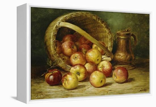 A Basket of Apples-August Laux-Framed Premier Image Canvas