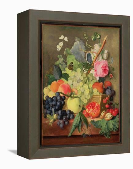 A Basket of Fruit, 1744-Jan van Huysum-Framed Premier Image Canvas