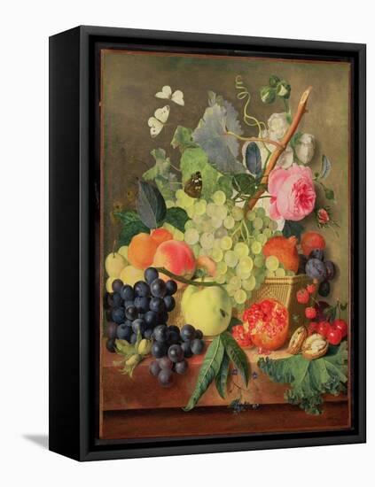 A Basket of Fruit, 1744-Jan van Huysum-Framed Premier Image Canvas