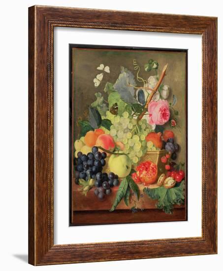 A Basket of Fruit, 1744-Jan van Huysum-Framed Giclee Print