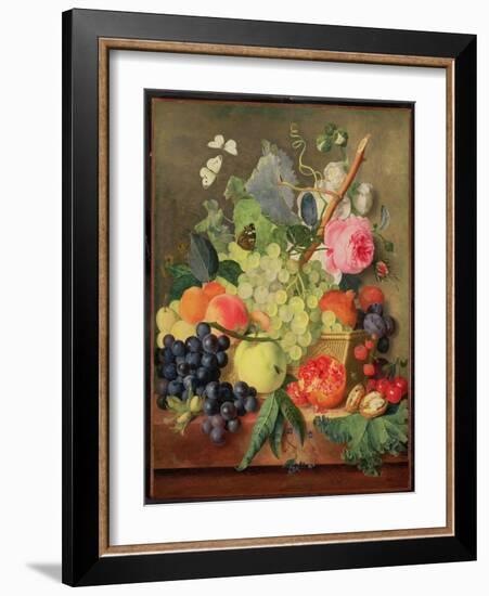 A Basket of Fruit, 1744-Jan van Huysum-Framed Giclee Print