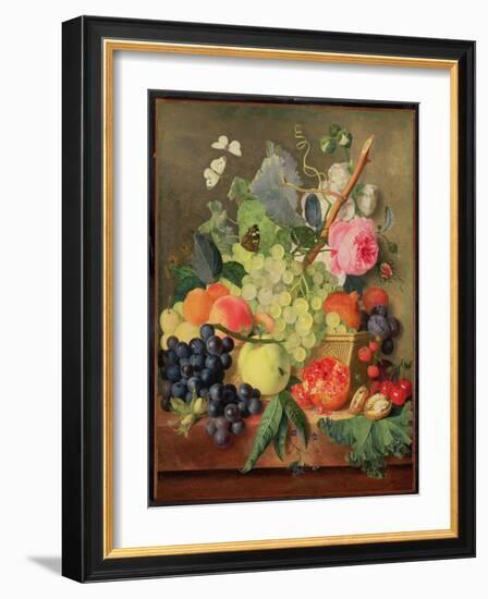 A Basket of Fruit, 1744-Jan van Huysum-Framed Giclee Print