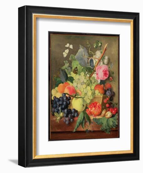 A Basket of Fruit, 1744-Jan van Huysum-Framed Giclee Print