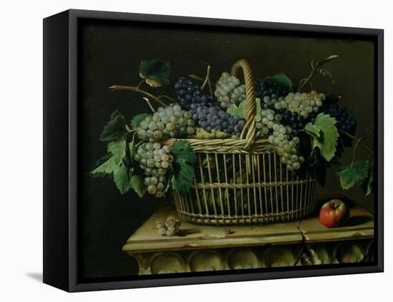 A Basket of Grapes-Pierre Dupuis-Framed Premier Image Canvas