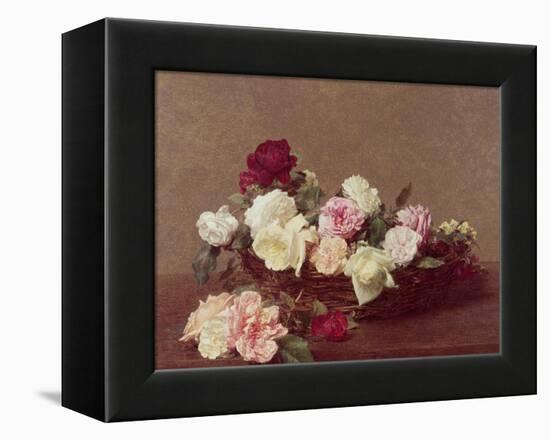 A Basket of Roses, 1890-Henri Fantin-Latour-Framed Premier Image Canvas